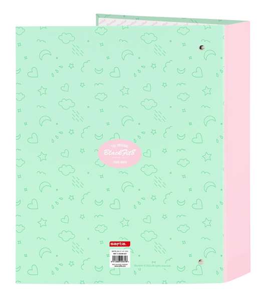 Carpeta de anillas BlackFit8 Moon Verde A4 27 x 33 x 6 cm