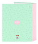 Carpeta de anillas BlackFit8 Moon Verde A4 27 x 33 x 6 cm