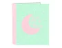 Safta Carpeta de 4 Anillas Lomo Ancho Blackfit8 Moon
