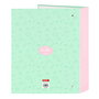 Carpeta de anillas BlackFit8 Moon Verde A4 27 x 33 x 6 cm