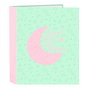 Carpeta de anillas BlackFit8 Moon Verde A4 27 x 33 x 6 cm