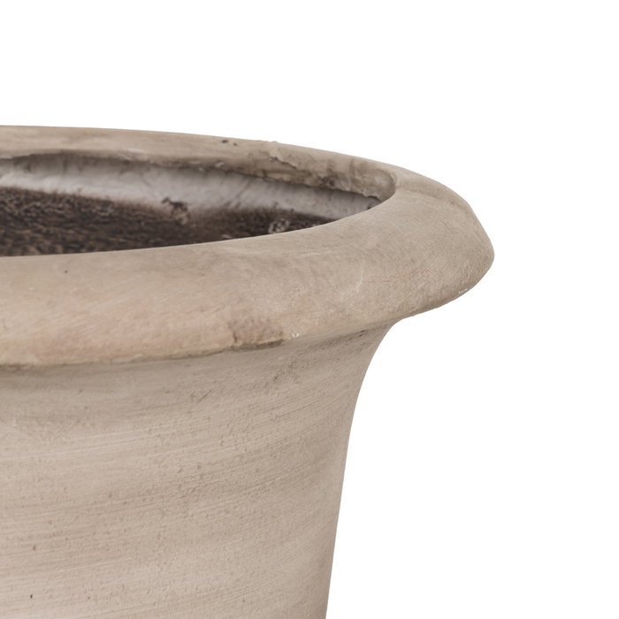 Macetero Beige Fibra de Magnesio 42 X 42 X 52 cm Macetero Beige Fibra de Magnesio 42 X 42 X 52 cm