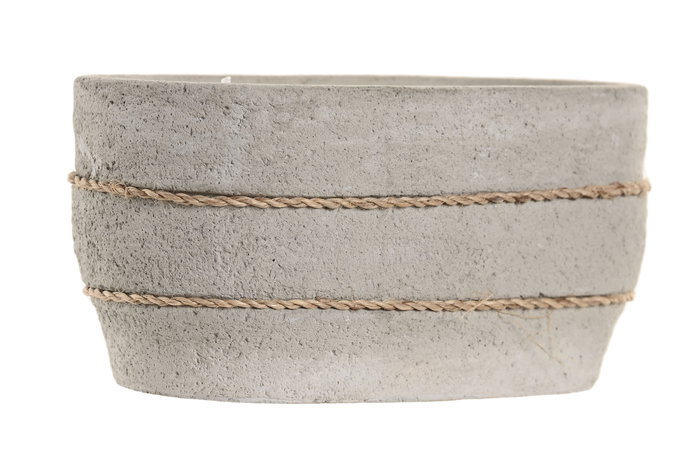 DKD Home Decor Vela de Cemento Vainilla Gris 130 g