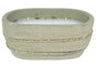 DKD Home Decor Vela de Cemento Vainilla Gris 130 g