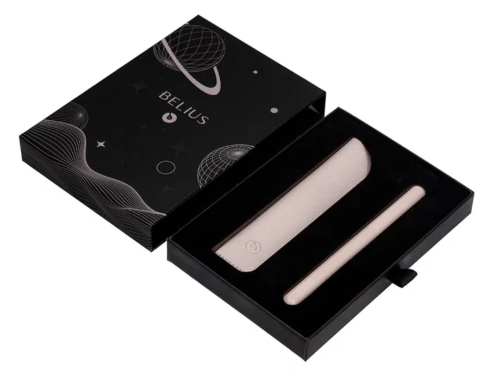 Belius Roller y Funda Similpiel Space B Gris Tinta Azul 0,7 mm Diseño Minimalista Caja Regalo