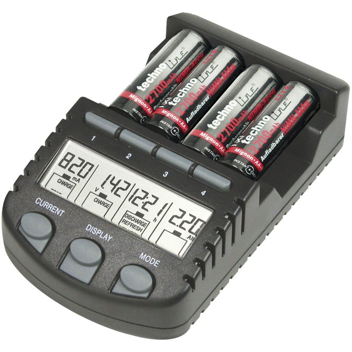 Technoline BC 700 Cargador de Baterías Technoline BC 700 Cargador de Baterías