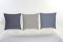 DKD Home Decor Surtido de 3 Cojines de Algodón 40x40x12 cm
