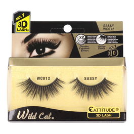 Ebin New York Wild Cat Lash Sassy Pestañas Postizas 3D Chloe