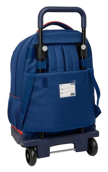 Safta Mochila Grande con Ruedas Super Mario Mamma Mia Compact Extraíble 33x45x22cm