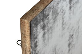 DKD Home Decor Espejo Vintage Negro Dorado 3.5 x 80 x 80 cm