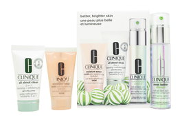 Clinique Even Better Gift Set 30ml Perfecting Serum + 30ml Moisturizing Gel Cream + 30ml Exfoliating Jelly