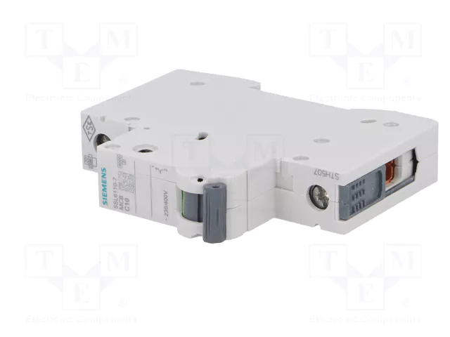 SIEMENS 5SL6110-7 Interruptor magnetotérmico 10A 1P Característica C
