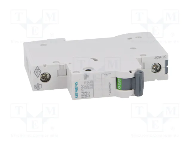 SIEMENS 5SL6110-7 Interruptor magnetotérmico 10A 1P Característica C