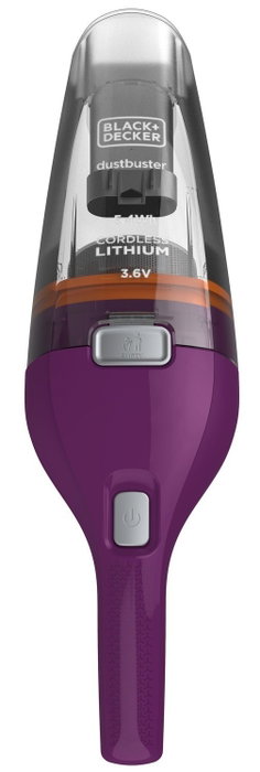 Black + Decker Aspirador de mano inalámbrico NVC115W-QW Burdeos