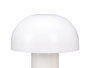 Giftdecor Lámpara de Mesa Blanca, Plástico ABS, Dimensiones: 14.5 x 22 x 14.5 cm (Set de 8)