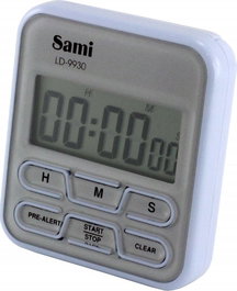 SAMI Temporizador Digital Azul - Cronómetro y Temporizador de Cocina