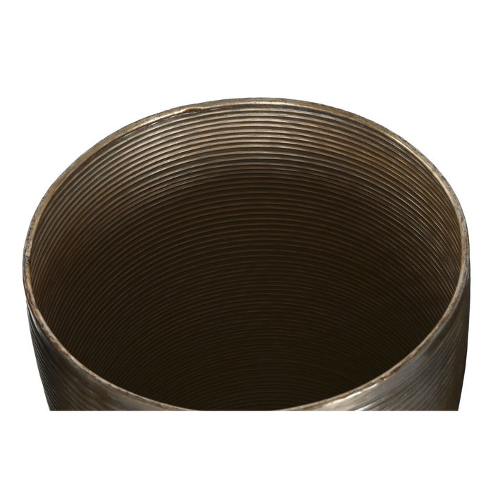 DKD Home Decor Set de 5 Maceteros de Aluminio Cobre Envejecido DKD Home Decor Set de 5 Maceteros de Aluminio Cobre Envejecido