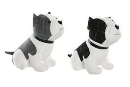 DKD Home Decor Sujetapuertas de Poliéster Perro Surtido de 2