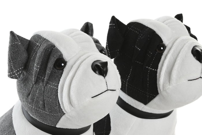 DKD Home Decor Sujetapuertas de Poliéster Perro Surtido de 2