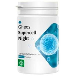 GHEOS Super Cell Night 800Mg 60Cap. Complemento Alimenticio con Nutrientes Celulares para Regeneración y Depuración