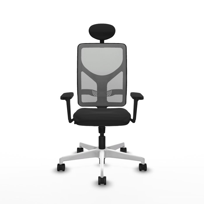 PIQUERAS Y CRESPO Silla de oficina Motilla con mecanismo Sincro, Negro y Gris PIQUERAS Y CRESPO Silla de oficina Motilla con mecanismo Sincro, Negro y Gris