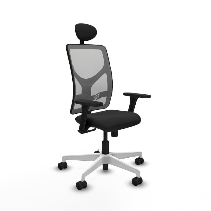 PIQUERAS Y CRESPO Silla de oficina Motilla con mecanismo Sincro, Negro y Gris PIQUERAS Y CRESPO Silla de oficina Motilla con mecanismo Sincro, Negro y Gris