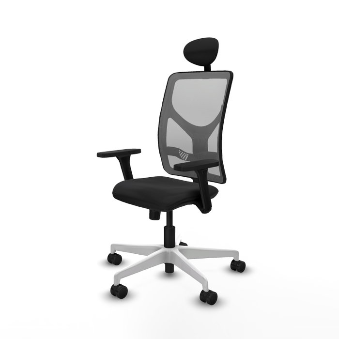 PIQUERAS Y CRESPO Silla de oficina Motilla con mecanismo Sincro, Negro y Gris PIQUERAS Y CRESPO Silla de oficina Motilla con mecanismo Sincro, Negro y Gris