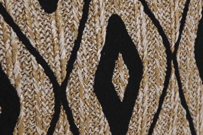 DKD Home Decor Naturechic23 Cojín Shabby Bordado Natural Negro 42x15x42 cm DKD Home Decor Naturechic23 Cojín Shabby Bordado Natural Negro 42x15x42 cm