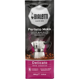 Bialetti Perfetto Moka Delicato Café Molido 100% Arábica Tueste Claro 250 g