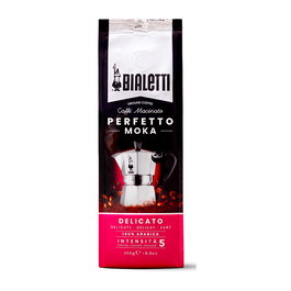 Bialetti Perfetto Moka Delicato - Café Molido 100% Arábica, Tueste Claro, 250 g en Bolsa