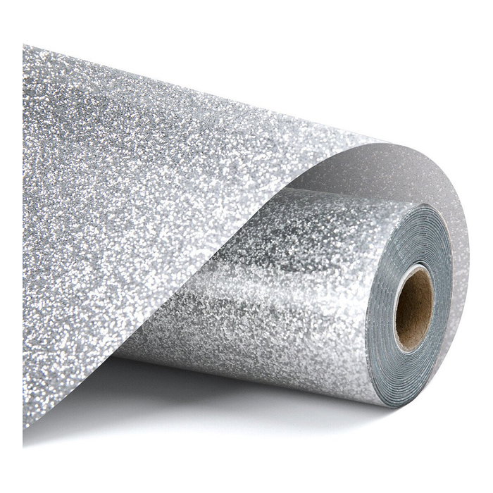LOKLiK Europe Plotterfolie Glitzer Plata 30,5 x 90 cm LOKLiK Europe Plotterfolie Glitzer Plata 30,5 x 90 cm