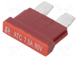 ESKA Fusible de Cartucho 7,5A 80VDC 19mm Marrón