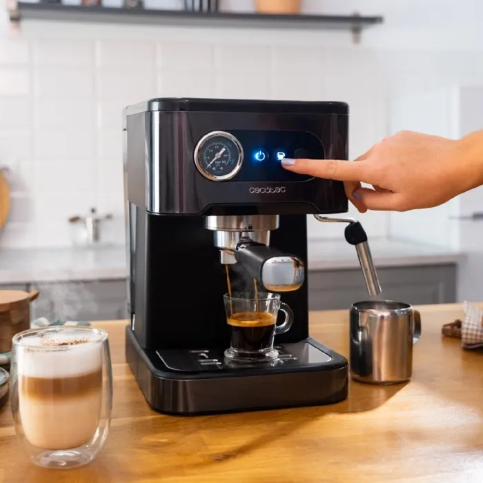 Cecotec Cafetera Espresso 20 Pro Latte 1350 W 20 bares 1,5 L Negra AAAOD97622