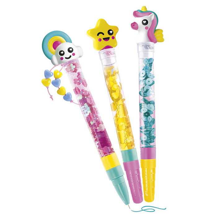 Clementoni Mini Laboratorio de Bolígrafos de Fantasía para crear 3 unidades Clementoni Mini Laboratorio de Bolígrafos de Fantasía para crear 3 unidades