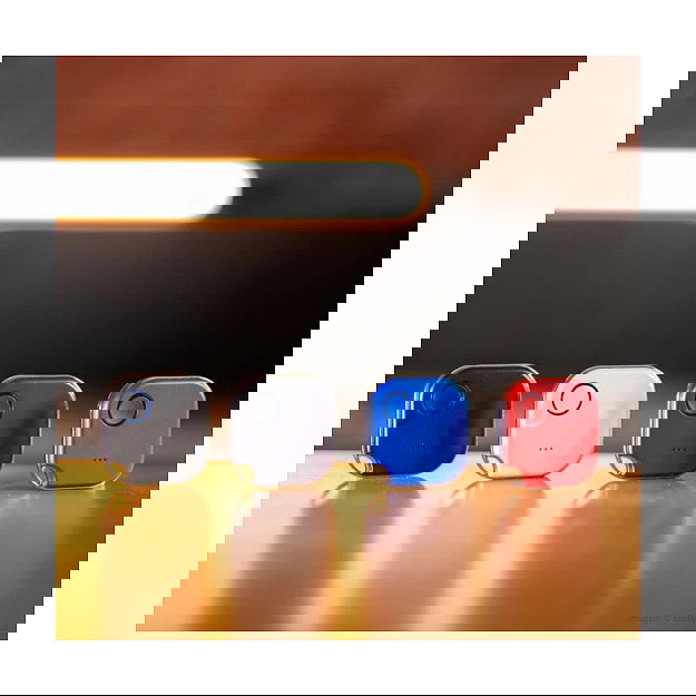 Shelly BLU Button 1 Botón Inteligente Bluetooth Inalámbrico Dimerizable Azul para Interruptor Control Remoto CR2032