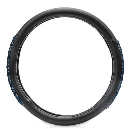 Goodyear Funda Volante GOD7007 Antideslizante Universal Piel Carbono Negro y Azul Micro-malla 37-38cm Goodyear Funda Volante GOD7007 Antideslizante Universal Piel Carbono Negro y Azul Micro-malla 37-38cm
