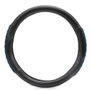 Goodyear Funda Volante GOD7007 Antideslizante Universal Piel Carbono Negro y Azul Micro-malla 37-38cm