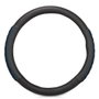Goodyear Funda Volante GOD7007 Antideslizante Universal Piel Carbono Negro y Azul Micro-malla 37-38cm