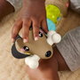 Fisher-Price Perrito Pet Pals Sonidos y Giros Juguete Sensorial para Bebé Multilingüe HTW91