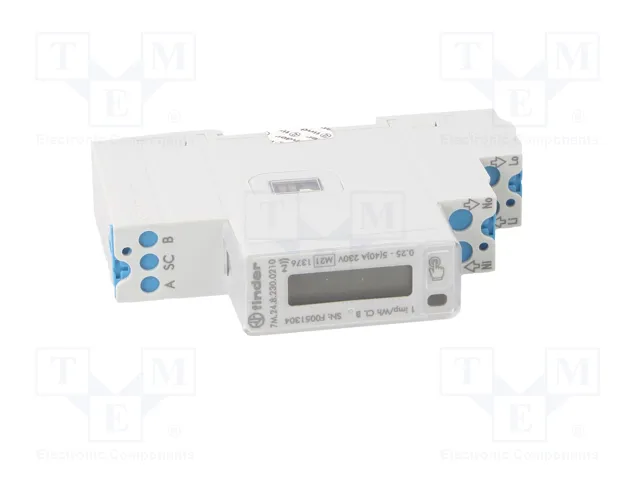 Finder 7M.24.8.230.0210 Monitor de alimentación para corriente alterna monofásica hasta 40 A