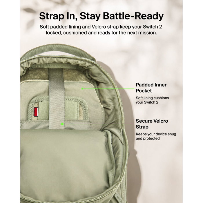 Belkin Gaming Crossbody Bag para Nintendo Switch 2 Verde ENA022hqOL Belkin Gaming Crossbody Bag para Nintendo Switch 2 Verde ENA022hqOL