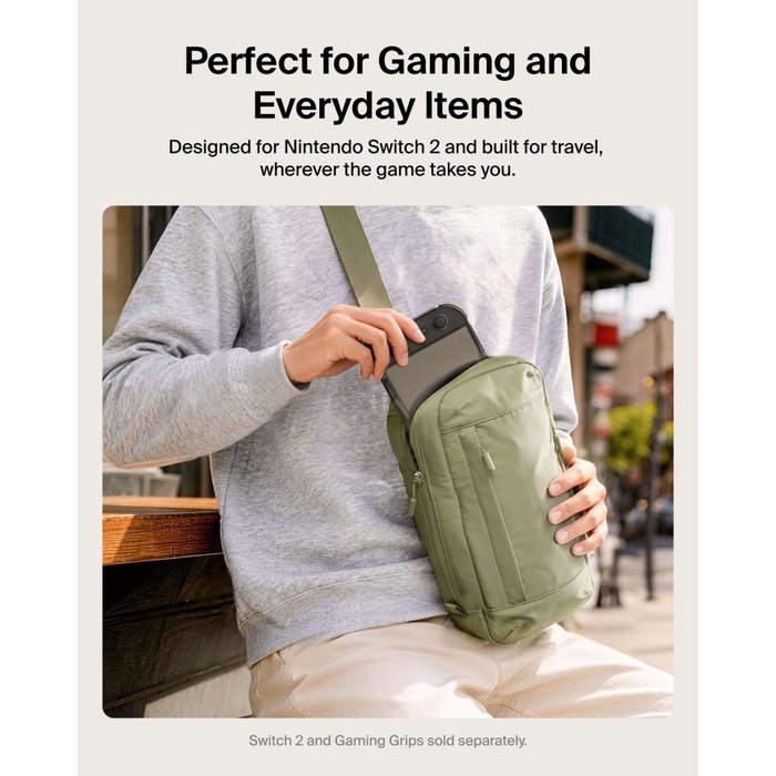 Belkin Gaming Crossbody Bag para Nintendo Switch 2 Verde ENA022hqOL Belkin Gaming Crossbody Bag para Nintendo Switch 2 Verde ENA022hqOL
