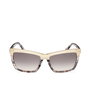 Guess By Marciano GM00010 Gafas de Sol de Mujer - Montura Acetato Rectangular 57 mm