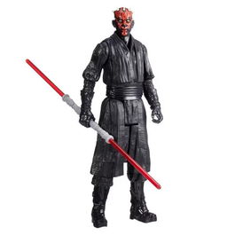 Hasbro Titan Hero Series Figura de Acción Star Wars Darth Maul de 30 cm con Sable de Luz Doble Hoja