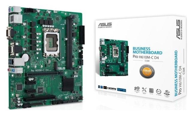 ASUS PRO H610M-C D4-CSM Intel H610 LGA 1700 micro ATX DDR4