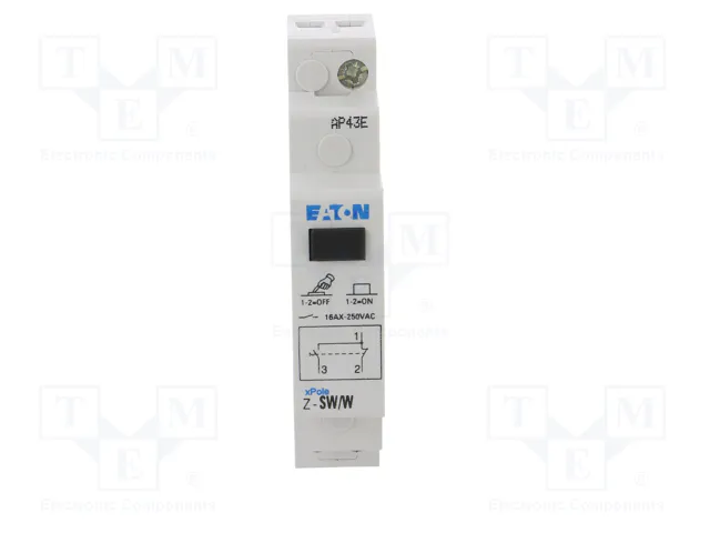 EATON ELECTRIC Z-SW Interruptor de botón SPDT 16A 250VAC EATON ELECTRIC Z-SW Interruptor de botón SPDT 16A 250VAC