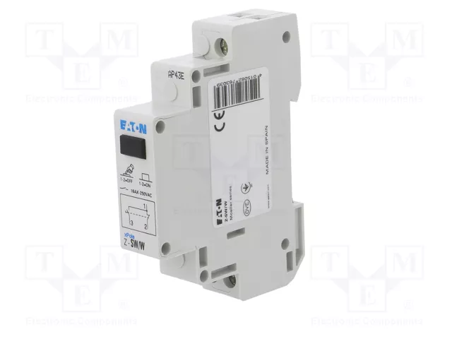 EATON ELECTRIC Z-SW Interruptor de botón SPDT 16A 250VAC EATON ELECTRIC Z-SW Interruptor de botón SPDT 16A 250VAC