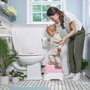 Ingenuity Taburete y Orinal con Cuenco Extraíble Rosa