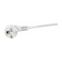 LogiLink Cable de alimentación CEE 7/7 (90°) a extremo abierto, 1,5 m, blanco