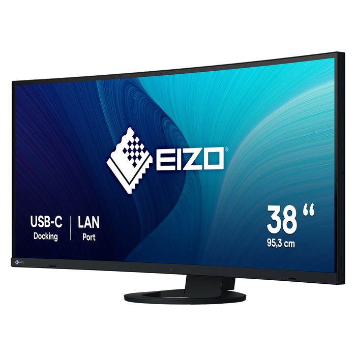 EIZO FlexScan EV3895-BK Monitor Curvo UltraWide 95.3 cm (37.5") 3840x1600 IPS 60Hz 24:10, USB-C 85W, 2xHDMI, DisplayPort, Altavoces, Negro